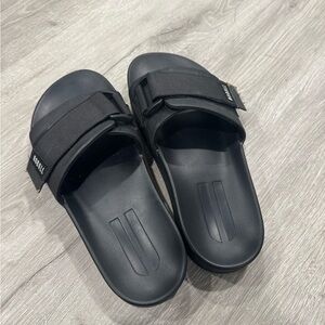 Black Slide Sandals NOBULL